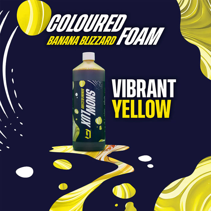 DUEL Snow Lux - Banana Blizzard - Coloured Snow Foam - 1 Litre