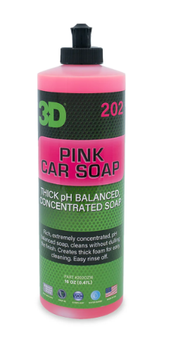 3D CAR CARE | Pink Car Soap