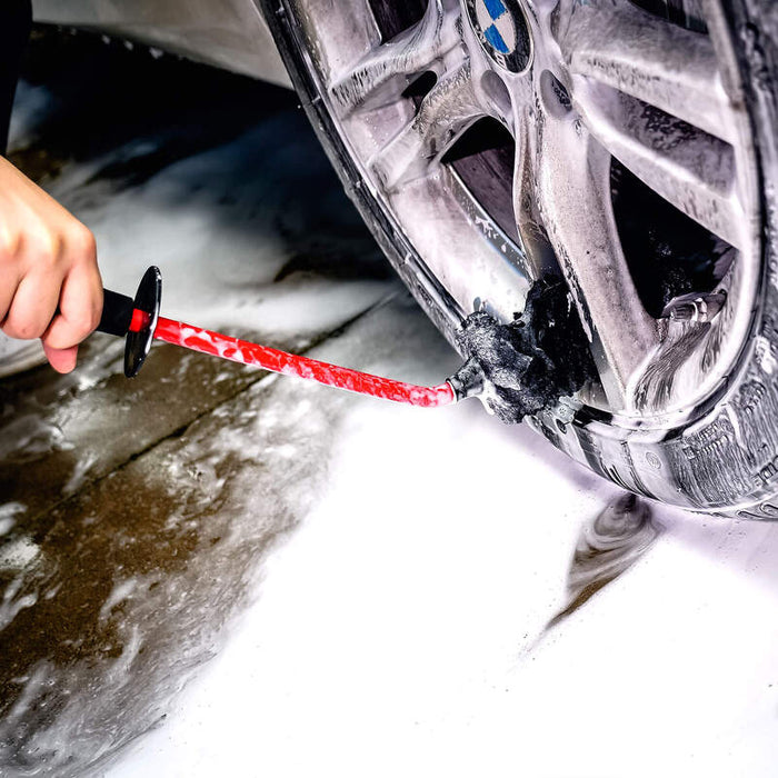 Maxshine Ultimate Wool Wheel Brush - Angled