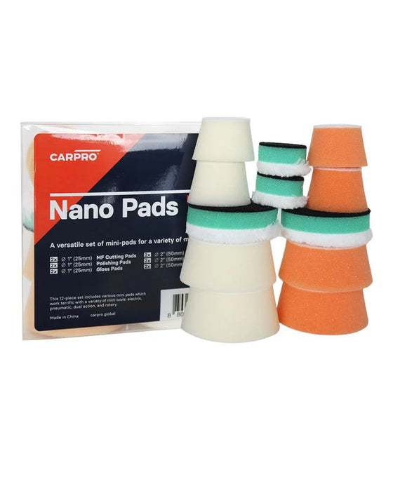 CarPro Nano Pads 1" and 2" Kit - 12 Pack